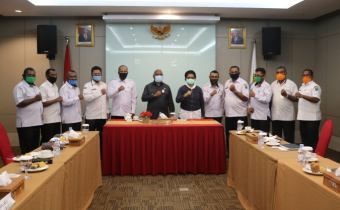 Audiensi dengan Gubernur, Bawaslu Laporkan Kesiapan Pilkada